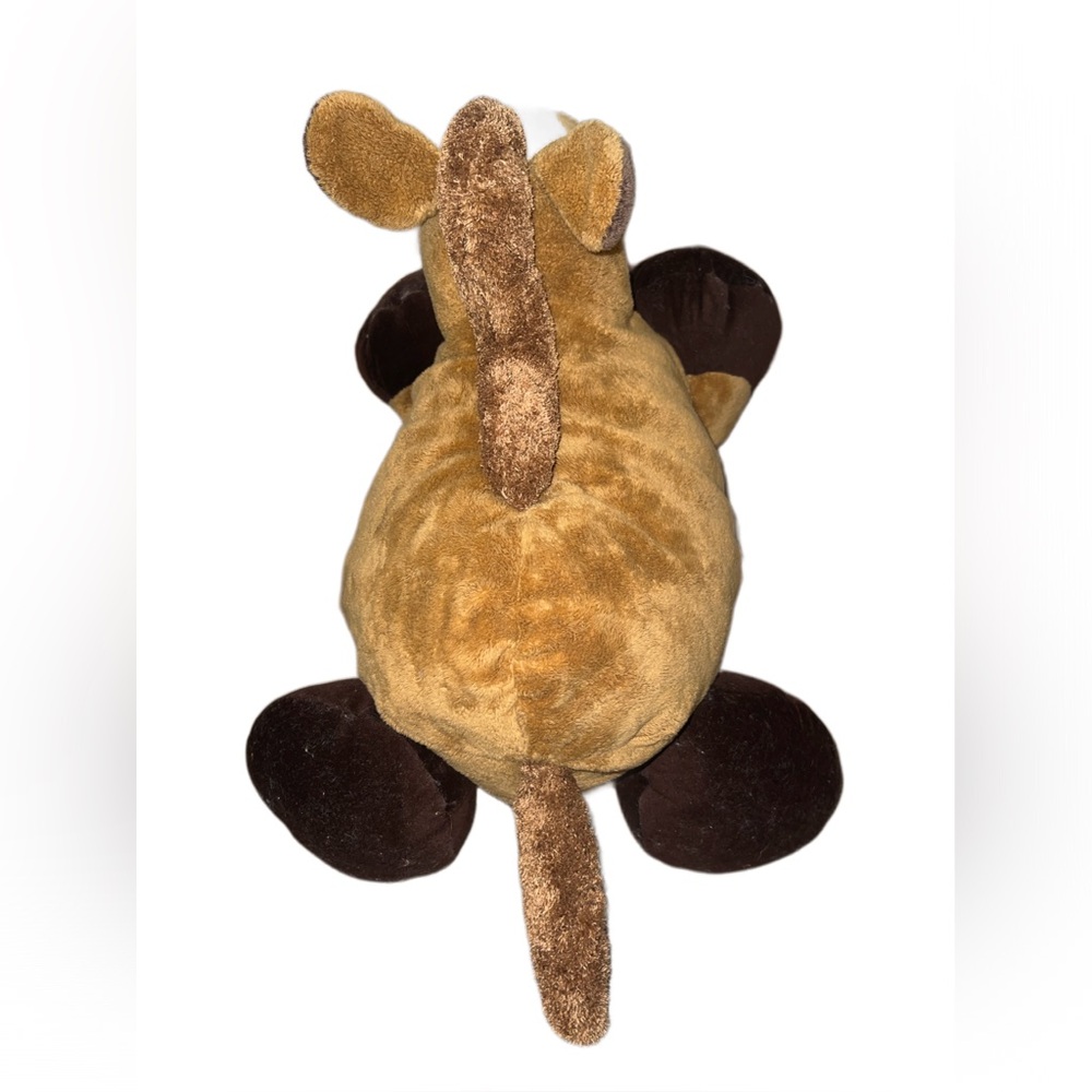 Htf Commonwealth 2002 Chubby Brown White Horse Stuffed Plush Flopsy Embroidered - Picture 3 of 6